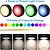cheap Cabinet Light-1pc Puck Lights, 13 Colors Changeable LED Puck Light,Under Cabinet Kitchen Lights, Dimmable RGB Puck Light with Remote Control, Wireless Sticker Light Wardrobe Light with Timer