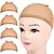 cheap Tools &amp; Accessories-4 pieces Light Brown Stocking Wig Caps Stretchy Nylon Wig Caps for Women
