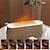 abordables Luces decorativas-Difusor de aroma de llama colorido, difusor de aceite esencial de aromaterapia para el hogar, humidificador de aire ultrasónico con control remoto