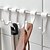 Χαμηλού Κόστους Κουζίνα Αποθήκευση-6 γάντζοι ράφι τοίχου κρεμάστρα καπέλων για πετσέτες κουζίνας κρεμαστή βάση πολυλειτουργικό αυτοκόλλητο γάντζος πόρτας μπάνιου