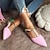 ieftine Pantofi Joși de Damă-Pentru femei Sandale Pantofi Flați Mary Jane Mărime Plus Size Pantofi moi În aer liber Zilnic Bloc Culoare Blocați călcâiul Vârf ascuțit Elegant Casual Plimbare PU Centură-T Roz