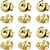 preiswerte Event &amp; Party Supplies-12 Stück Ersatz-Ohrringverschlüsse aus echtem 925er Silber, 18 Karat Weißgold plattiert, hypoallergen, sichere Ohrverriegelung für Bolzenmutter für Pfosten 6 mm