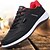 cheap Men&#039;s Sneakers-Men&#039;s Sneakers Running Walking Business Sporty Casual Outdoor Daily PU Breathable Black A Blue A Black plush Summer Spring