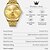 baratos Relógio Automático-Olevs 7012 novo relógio mecânico automático de luxo para homens 41mm mostrador calendário duplo relógios masculinos à prova d&#039;água relógio de pulso masculino