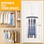 cheap Clothing Rack Storage-1pc Tank Top Hangers, Bra Ties Organizer For Closet, 24 Storage Hooks, Non-Slip Hanging Tie Holder, Closet Organize And Storage For Neckties Belts Scarves Tank Tops Accessories