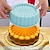 billige Bakeredskap-runde silikonkakeformer for ostekake, sjokoladekake, regnbuekaker