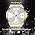 abordables Relojes de Cuarzo-LIGE Hombre Relojes de cuarzo Diamante Lujo Esfera Grande Negocios Calendario x Aleación de Zinc Reloj