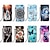 billige Samsung-etui-telefon Etui Til Samsung Galaxy S24 S23 S22 S21 S20 Plus Ultra A54 A34 A14 A12 A32 Samsung A13 5G Bakdeksel Lommebok-kortveske med stativ Magnetisk med håndleddsstropp Kontor / Bedrift TPU PU lær
