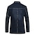 cheap Men&#039;s Jackets &amp; Coats-Men&#039;s Blazer Denim Jacket Business Daily Wear Pocket Spring Fall Plain Fashion Streetwear Lapel Regular Denim Dark Blue Light Blue Jacket
