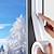 olcso Otthoni kellékek-ablak időjárásálló szigetelő szalag öntapadó téli szélálló tömítőszalag ablak porálló hangszigetelő szalag blokk hideg levegőhöz