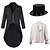 abordables Costumes vintage et anciens-Rétro Vintage Epoque Médiévale 18ème siècle Manteau Chapeau Smoking Tailcoat Chemise Vampire Chevalier Homme Fête / Soirée Manteau