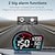 رخيصةأون شاشة عرض رأسية-شاشة عرض رئيسية للسيارات GPS وعداد السرعة للسيارة كم / ساعة &amp; عداد السرعة الرقمي العالمي لسيارة mph car hud لمعظم السيارات للتوصيل والتشغيل (G16)
