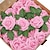 billige Kunstig blomst-25/50 stk/sett gaveeske 8 cm kunstig rose med blader 25 50 esker med blomsterdekorasjon til hjemmet bryllupsdekorasjon