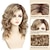 abordables perruque plus âgée-perruques blondes bouclées pour femmes blanches perruques de cheveux ondulés en couches courtes avec des racines foncées perruques synthétiques naturelles moelleuses pour une utilisation quotidienne