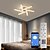 preiswerte Einbauleuchten-LED-Deckenleuchte mit 4 Köpfen, 6 Köpfe Deckenleuchte, die Licht an der Unterseite ausstrahlen kann, geeignet für Schlafzimmer, Restaurants, Arbeitszimmer, Gästezimmer und Empfangsräume, AC220 V,