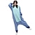 זול תחפושות אנימה-סט עם פלנל onesie kigurumi פיג&#039;מה נעלי בית 2 יחידות סט בגדי לילה הסוואה חמוד כחול מפלצת מצויר בעלי חיים מבוגרים יוניסקס בגדים לבית נעימים