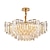 levne Lustry-led lustry moderní luxusní, 60/80cm zlatý krystal pro domácí interiéry kuchyně ložnice k9 křišťálová lampa světlo 110-240v