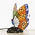 billige Bordlamper-butterfly farget glass bordlampe retro stil bordlampe nattlampe perfekt for husoppvarming gave