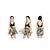 cheap Swimwear-Kids Girls&#039; Swimsuit Training Graphic Active Bathing Suits 7-13 Years Summer leaf mesh