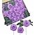 お買い得  造花-25/50 ピース/セットギフトボックス 8 センチメートル人工バラの葉 25 50 ボックスのホームフラワー装飾結婚式の装飾