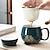economico Bicchieri-set da tè da viaggio tazza da tè portatile in ceramica gatto fortunato - perfetto per viaggi, ufficio o come regalo!