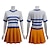 cheap Anime Costumes-Inspired by One Piece Nami Anime Cosplay Costumes Japanese Halloween Cosplay Suits Short Sleeve Skirt T-shirt Waist Belt For Women&#039;s