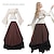 voordelige Historische &amp; vintage kostuums-middeleeuwse renaissance boerjurk met korset Ierse viking retro vintage victoriaanse dames larp cosplay kostuum casual dagelijkse eerlijke jurk 3 stuks