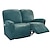 cheap Recliner Chair Cover-Sectional Recliner Sofa Slipcover 1 Set of 6 Pieces Microfiber Stretch High Elastic High Quality Velvet Sofa Cover Sofa Slipcover for 2 Seats Cushion Recliner Sofa