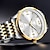 levne Quartz hodinky-LIGE Muži Křemenný Diamant Luxus Velký ciferník Obchodní Kalendář datum Zinková slitina Hodinky