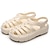 ieftine Sandale de Damă-Pentru femei Sandale Slip-On-uri Pantofi Augmentare Înălțime Pantofi de confort Zilnic Plajă Culoare solidă Vară Platformă Toc Drept Toc Platformă Vârf rotund Vârf Închis Casual Confortabili