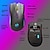 Недорогие Мыши-Беспроводная мышь 2,4 г с RGB-подсветкой, перезаряжаемая, 4800 точек на дюйм, регулируемая USB, оптическая оптическая мышь для игр, домашнего офиса, черный/белый