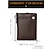 billige kortholdere og etuier-herre læder pung pu læder id-kortholder kombination med anti-tyveri kæde design