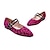 baratos Sapatilhas de mulher-Mulheres Mules Botas com salto Bullock Shoes Diário Leopardo Salto de bloco Dedo Apontado Casual Caminhada Pêlo Sintético Fivela Rosa cor de Rosa