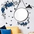 abordables Pegatinas de pared-Pegatina autoadhesiva para decoración del hogar, sala de estar, dormitorio, mariposa, Rosa Azul romántica