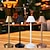 Недорогие Настольные лампы-Перезаряжаемая настольная лампа, светодиодный сенсорный настольный ночник, беспроводная лампа для чтения для ресторана, бара, спальни, настольная лампа