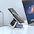 cheap Wireless Chargers-3 In 1 Foldable Wireless Charger Stand Dock Magnetic Fast Charging Station for IOS Watch 8 7 Portable Stand for IPhone 14 13