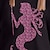 olcso lány 3D szettek-Lány 3D Sellő Pulóver és legging szett Hosszú ujj 3D nyomtatás Ősz Tél Aktív Divat Napi Poliészter Gyerekek 3-12 év Terített nyak Szabadtéri Randi Vakáció Normál