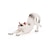 رخيصةأون ألعاب التركيب-بولي كلوريد الفينيل محاكاة صلبة نموذج قطة أليف أبيض وأسود قطة ممتدة كسول تلعب مع زينة سطح الطاولة للقطط والحلي الصغيرة