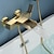رخيصةأون شلال-حنفية حوض الاستحمام - الحد الأدنى مطلي تركيب الحائط صمام سيراميكي Bath Shower Mixer Taps
