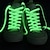 baratos Novidades-1 par de cadarços luminosos para tênis infantis, homens, mulheres, sapatos esportivos, cadarços que brilham no escuro, cadarços refletivos da noite