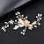 baratos Capacete de Casamento-Presilha de cabelo Liga Casamento Brilhante Com Detalhes em Cristal Capacete Chapéu