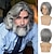 abordables Perruque homme-Perruque grise pour hommes perruque grise courte partie latérale perruque de remplacement de cheveux synthétiques pour costume de fête quotidien Halloween