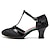 ieftine Pantofi Dans Clasic &amp; Modern-Pentru femei Pantofi Moderni Petrecere / Seară Bal Antrenament Pantofi de confort Călcâi Culoare solida Grosime călcâială Vârf rotund Buclă Adulți Argintiu Negru Auriu