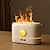 Недорогие Увлажнители-3D увлажнитель пламени портативный бесшумный диффузор эфирного масла для ароматерапии с пламенным ночником для домашнего офиса детская спальня 250 мл увлажнитель прохладного тумана