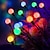 olcso Pathway Lights &amp; Lanterns-2/4/6 csomag napelemes szentjánosbogár lámpák kültéri vízálló lengő lámpák kétféle tartós fény és villogó 10 fej meleg fehér többszínű