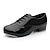 ieftine Pantofi de Tap-Pentru femei Pantofi de step Antrenament Profesional Pantofi de confort Călcâi Dantelă Toc Drept Vârf rotund Dantelat Pentru copii Adulți Negru Alb