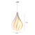 billiga Hängande-dansk knoppformad pendellampa akryl lampskärm hängande lampa längd 20*35cm/25*42cm höjd led pendel kan användas för köksö sovrum restaurang kafé droplight 110-240v