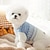 お買い得  犬用服-居心地の良い暖かい北欧スタイルのアーガイルグラフィックセーターペットニットセーター秋と冬の犬用暖かい服