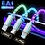 cheap Cell Phone Cables-LED Glowing USB Fast Charger Cable for iPhone Android Phone for Samsung Huawei Xiaomi Mobile Phone Data Line Fast Charging Cord