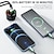 economico Kit vivavoce bluetooth per auto-Caricabatteria da auto doppio USB qc 3.0 con display voltmetro, adattatore di alimentazione, presa accendisigari per telefono cellulare